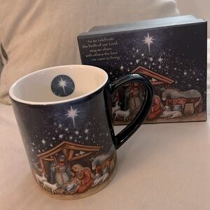 Lang Mug by Susan Winget Holy Family Christmas 2017 in gift box ceramic 14oz cup